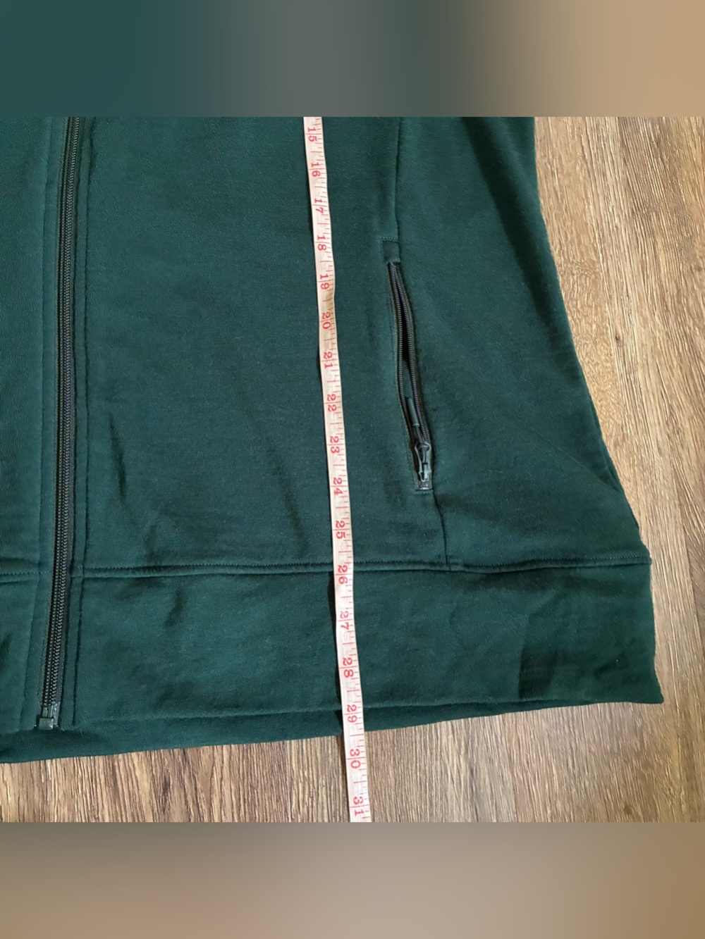 WoolX Darby Zip Up Hoodie Merino
wool Sweatshirt Dark Green - Picture 7 of 7